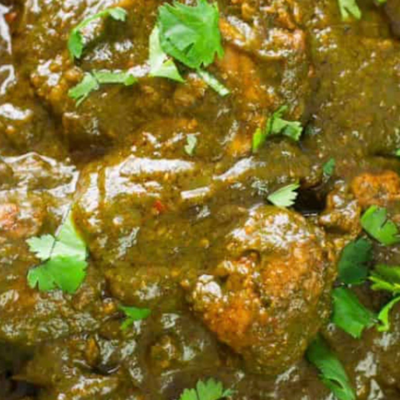 Palak Chicken.