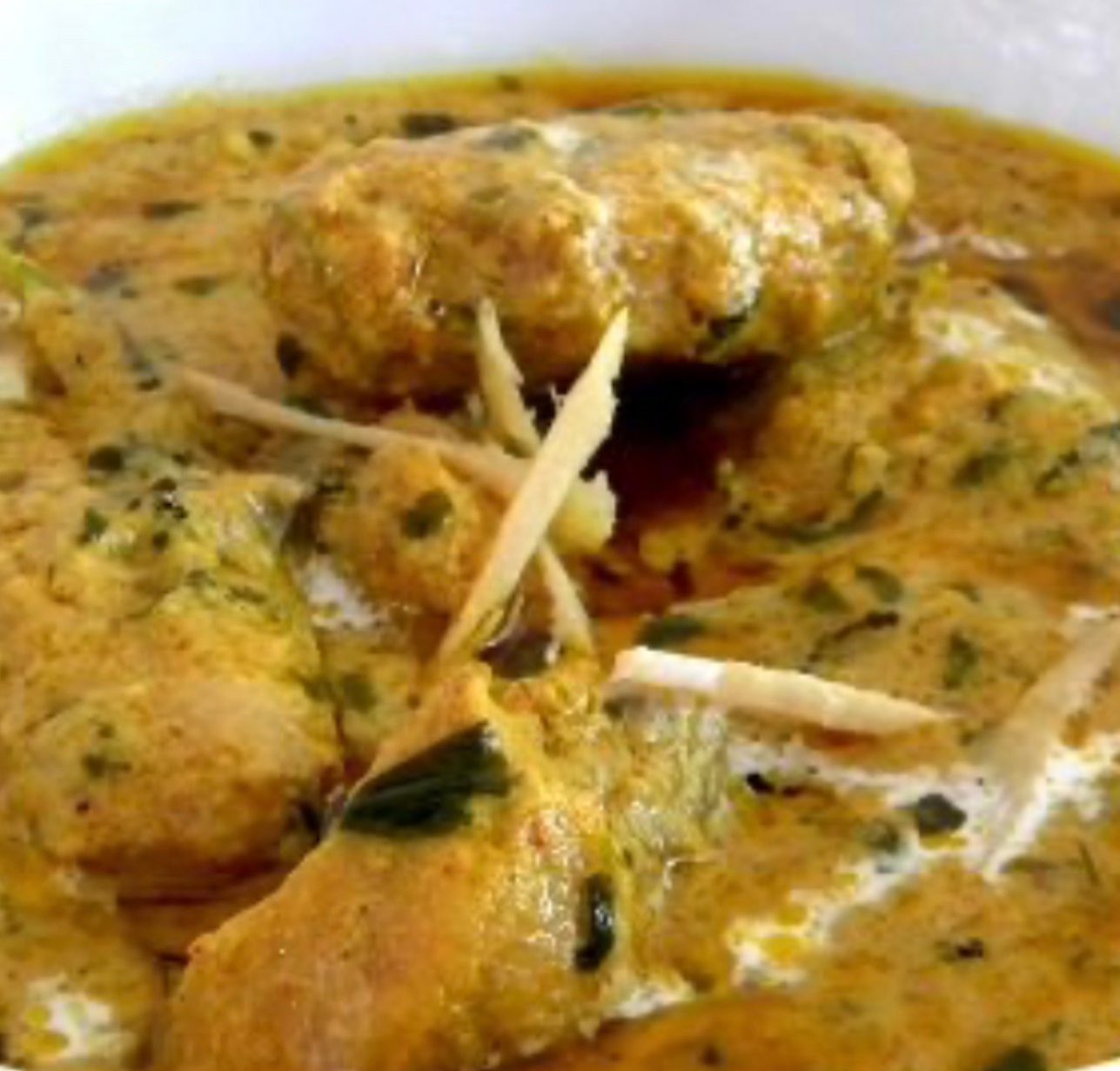 Chicken Methi Malai.