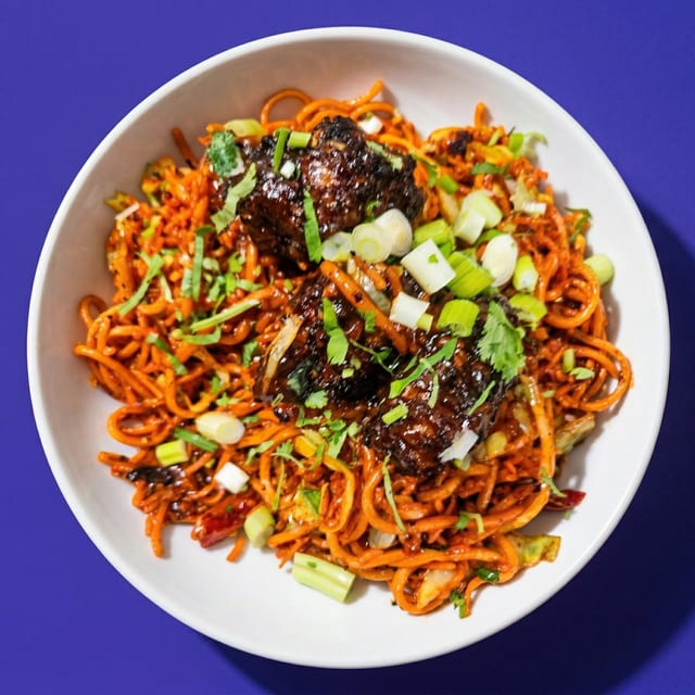 Schezwan Noodles.