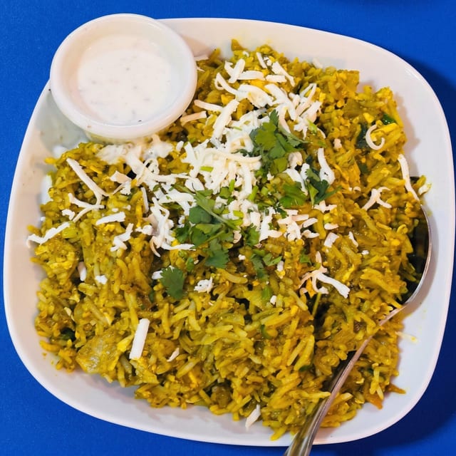 Paneer Biryani.