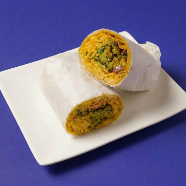 Falafel Fusion Burrito.