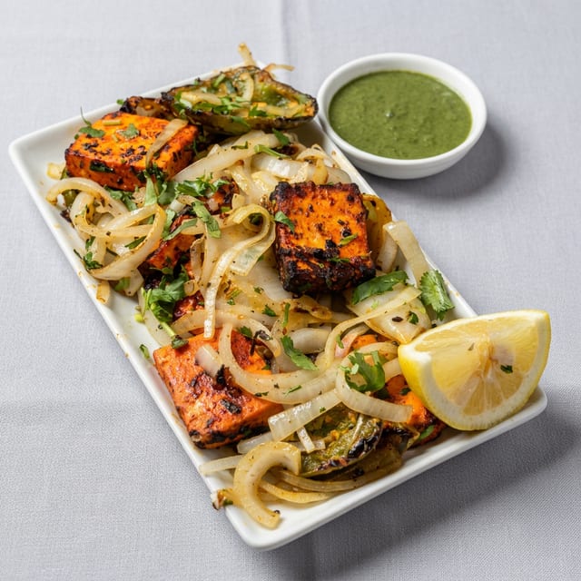Tandoori Paneer Tikka.