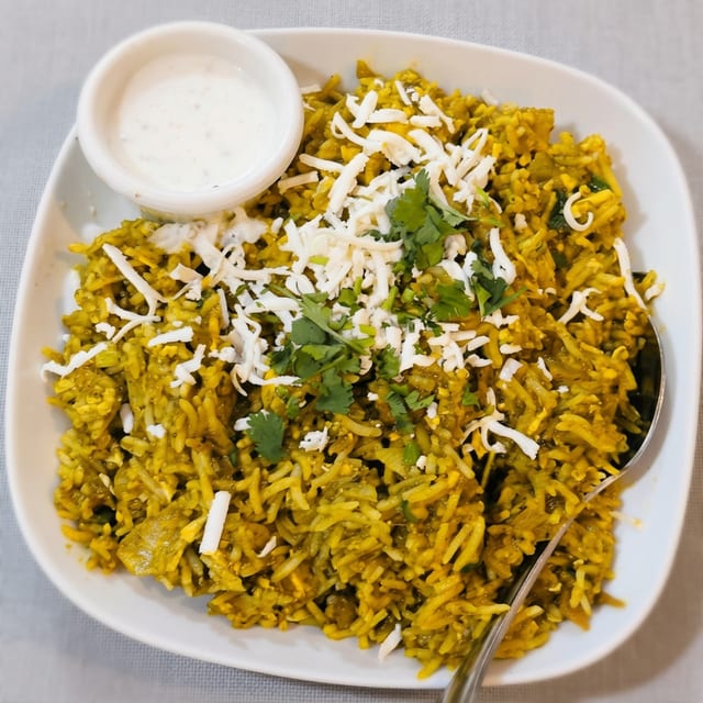 Paneer Biryani.