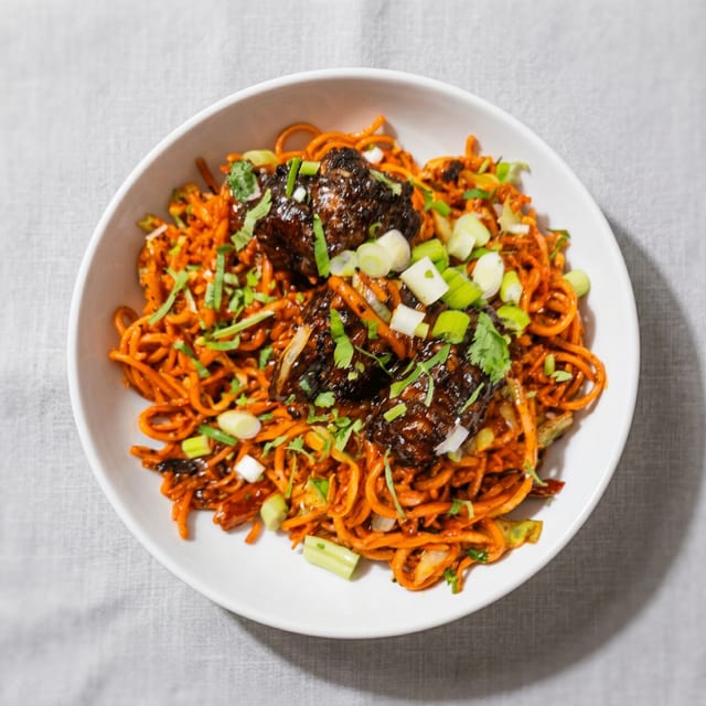 Schezwan Noodles.