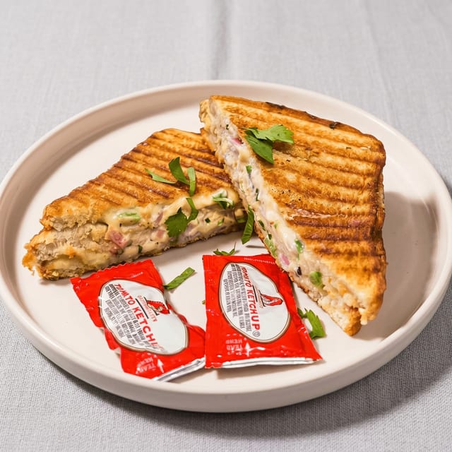 Chilli Cheese Onion Toast Sandwich.