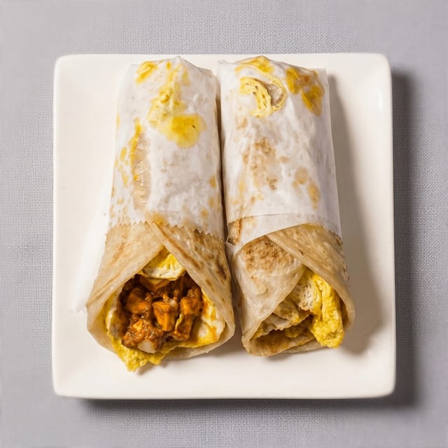 Paneer Egg Kati Roll.
