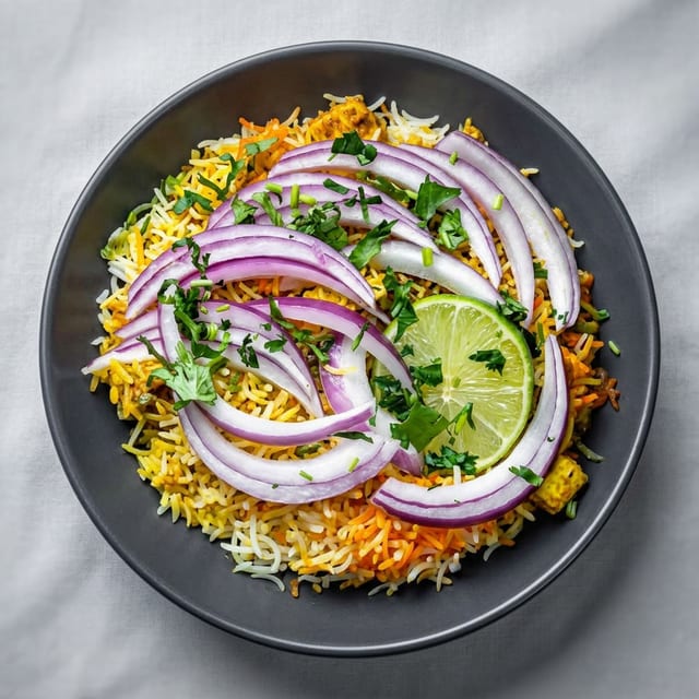 Veg Biryani.