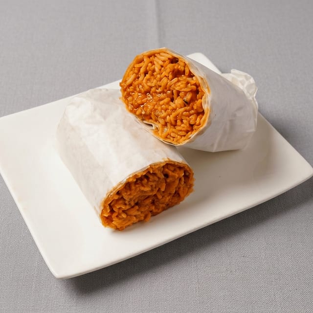 Paneer Tikka Burrito.