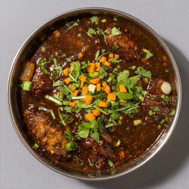 Veg Gravy Manchurian.