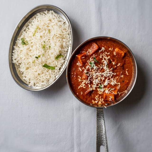 Paneer Tikka Masala.