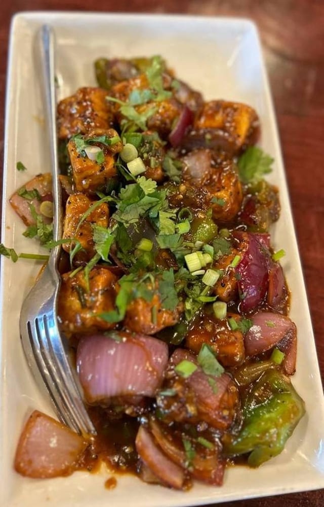 Paneer Chili Paratha.