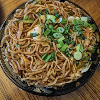 Veg Hakka Noodles with Manchurian
